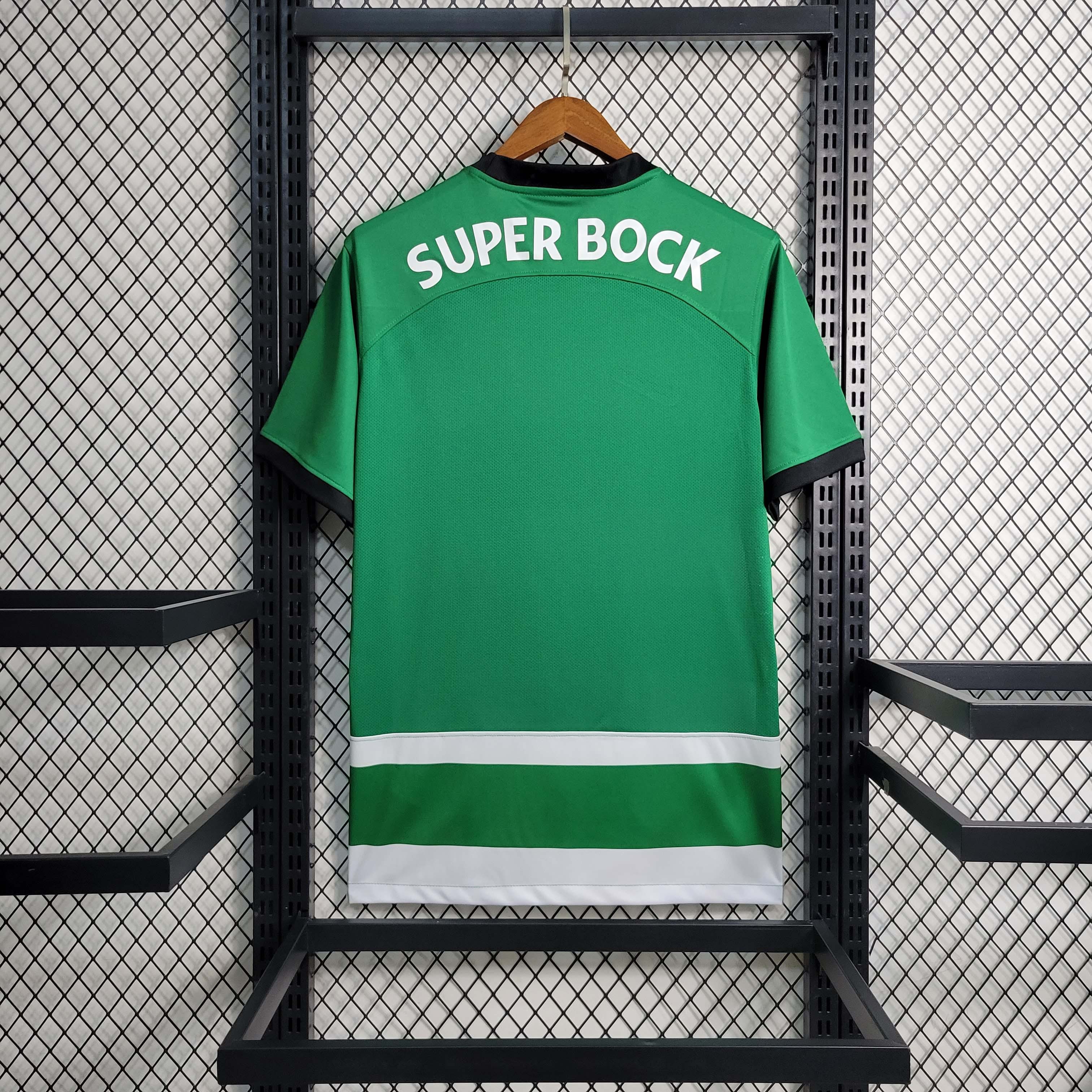 2023-24 Sporting Lisbon Home Football Shirt