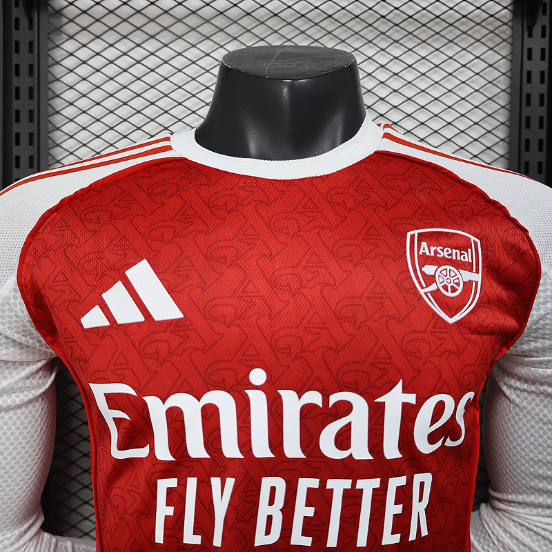 Player 2025-26 Arsenal Home Long Sleeve Football jersey