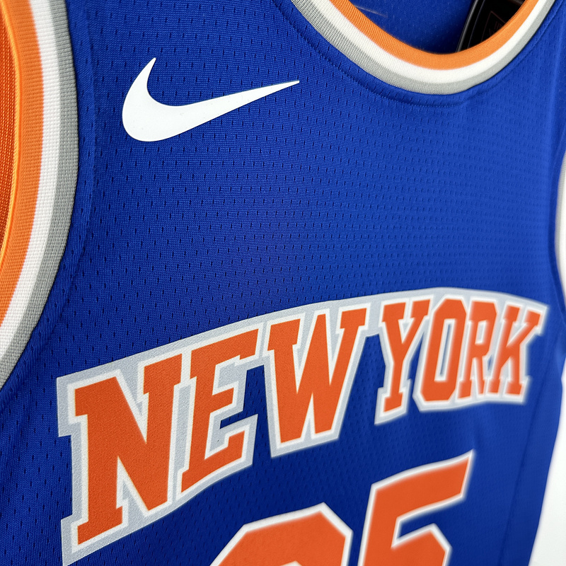 2025 NBA New York Knicks 25 BRIDGES Basketball Jersey