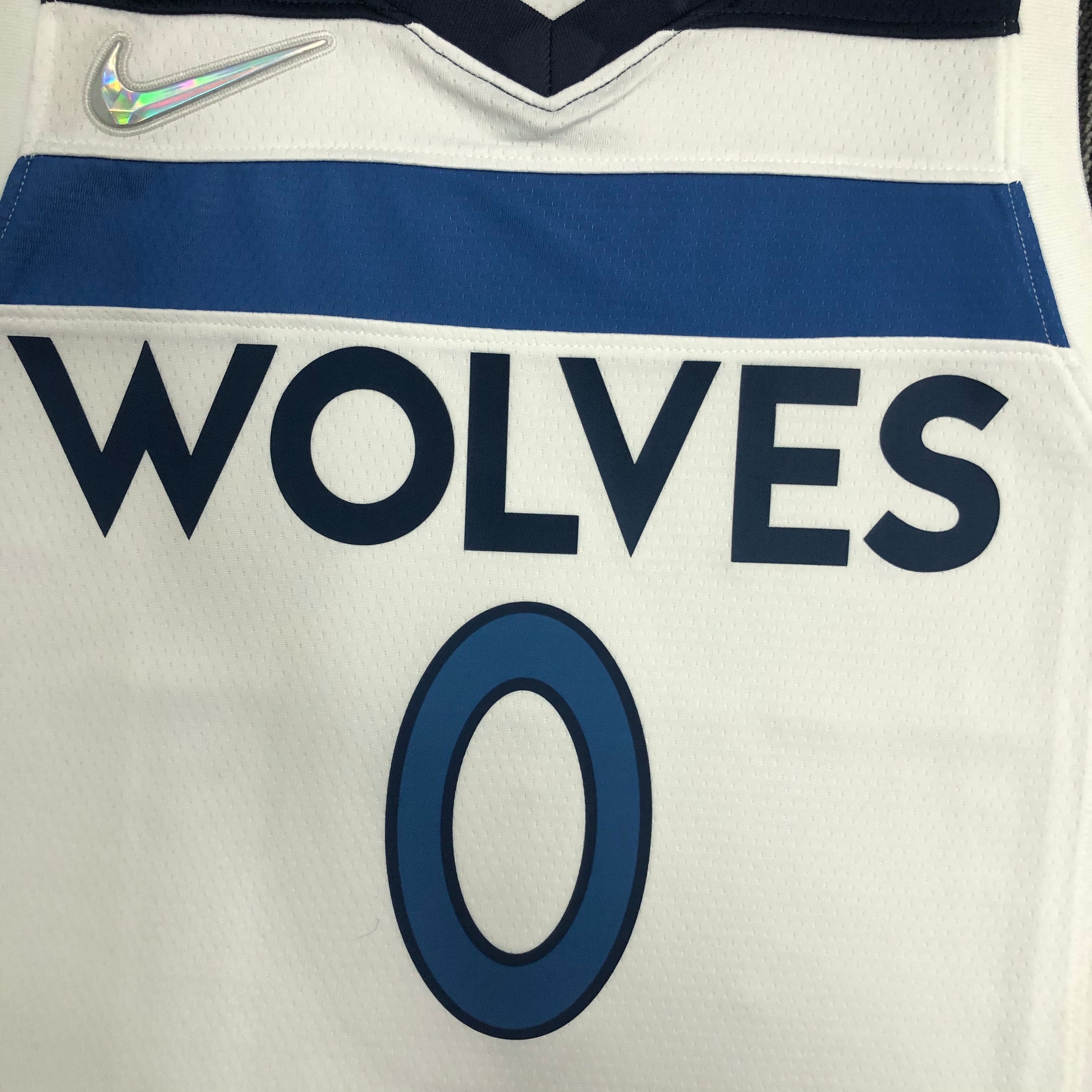 NBA 75th Anniversary Minnesota Timberwolves 0 Russell Basketball Jersey