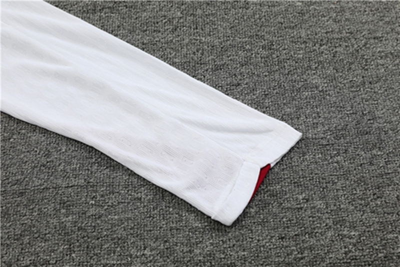 2024-25 England White【Player】 Long Sleeve Training Suit