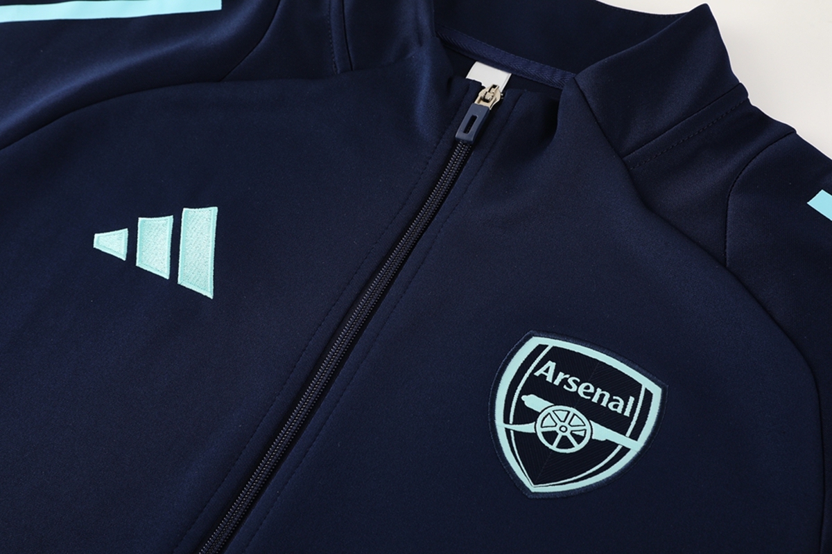 2024-25 Arsenal 02 Royal Blue Jacket Set S-2XL
