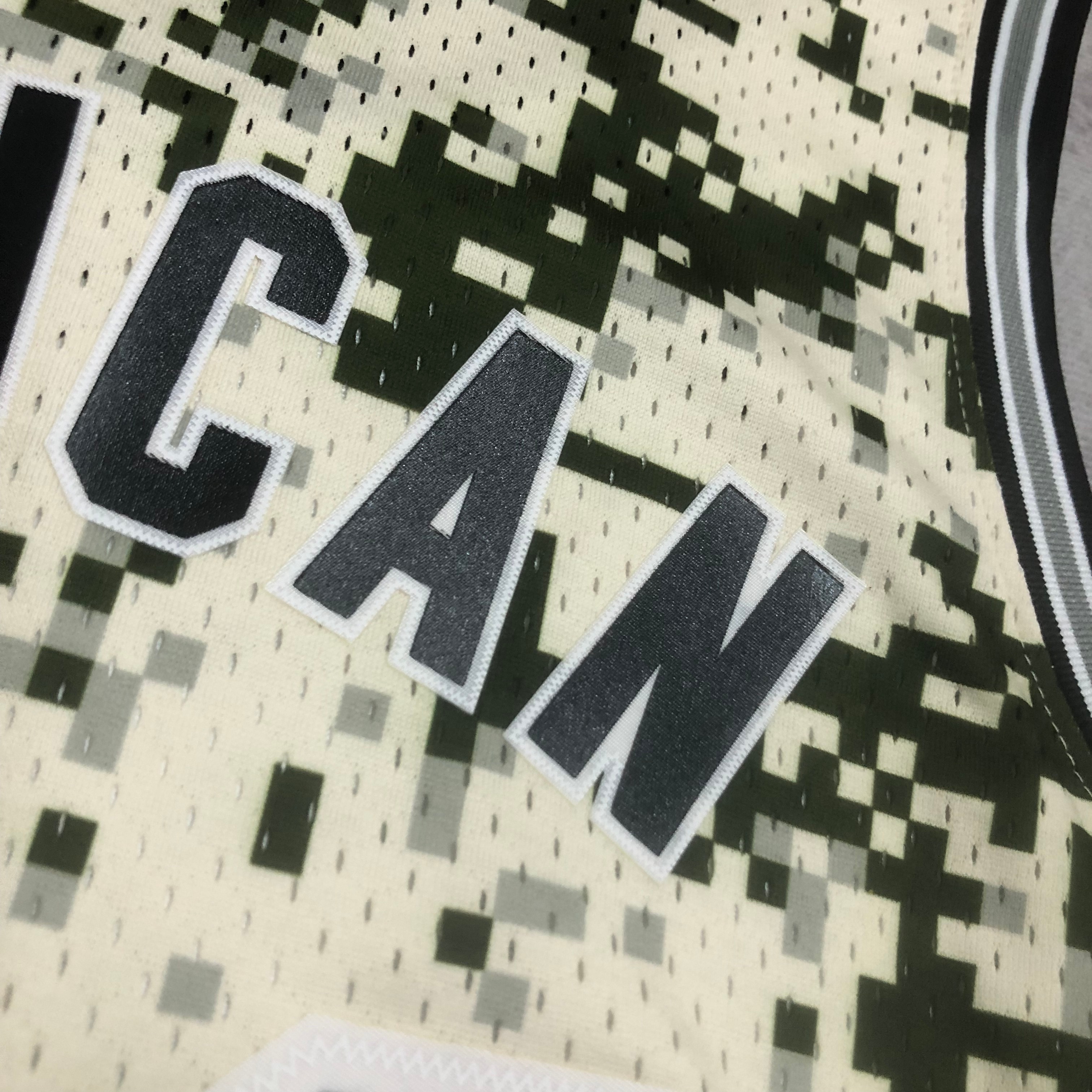 MN Jersey San Antonio Spurs 13-14 Season Camouflage No. 21 Duncan