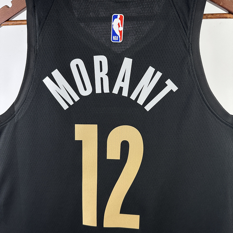 2024 NBA Memphis Grizzlies 12 MORANT Basketball Jersey