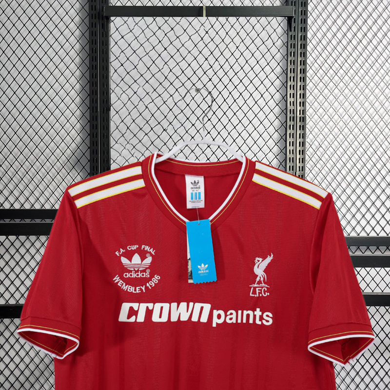 Retro 1986-87 Liverpool Home Football jersey retro
