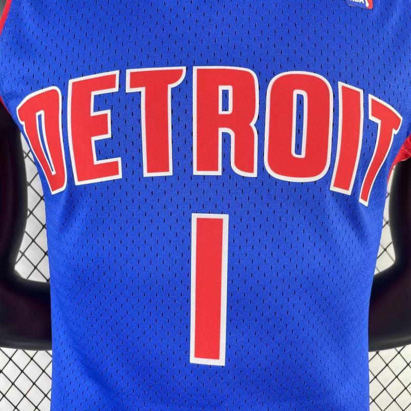 2008-09 NBA Detroit Pistons 1 IVERSON Basketball jersey