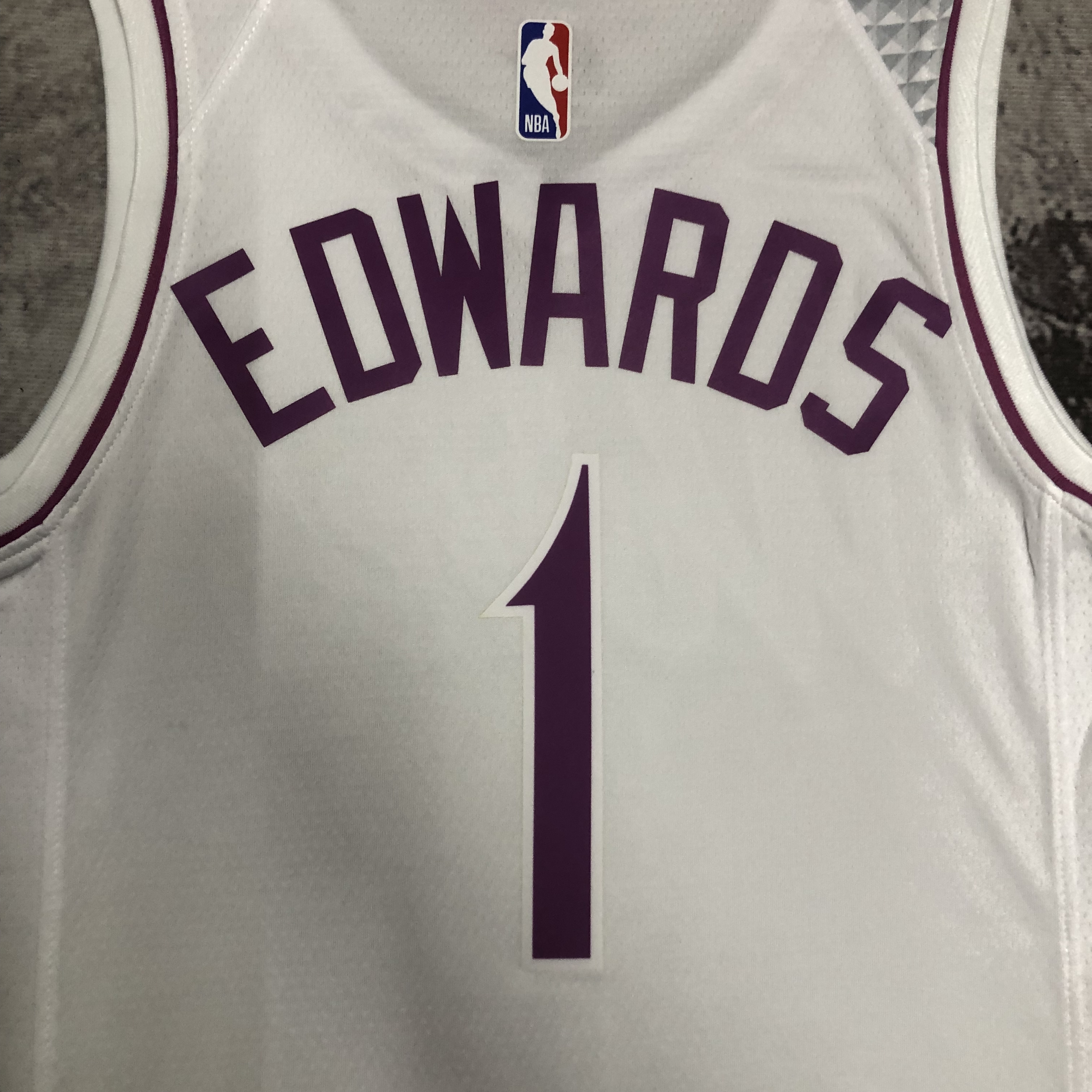 NBA Minnesota Timberwolves 1 Edwards Basketball Jersey