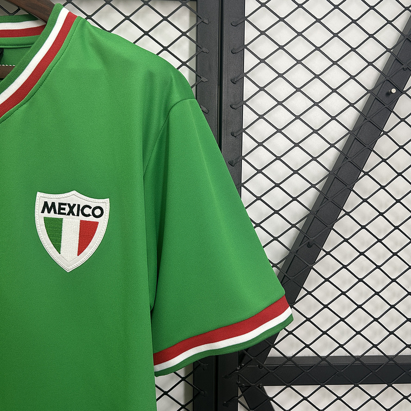 Retro 1970 Mexico home football jersey Retro