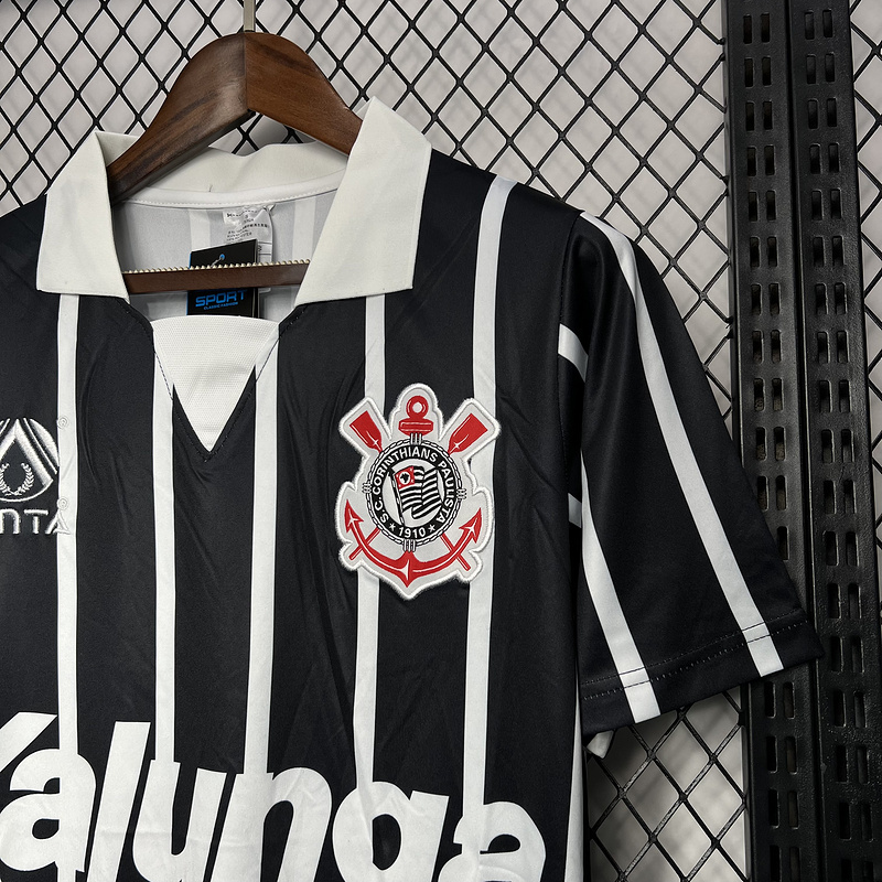 Retro 1990 Corinthians Away Football jersey retro