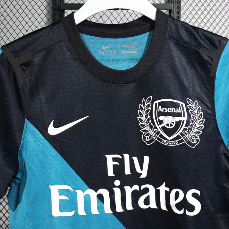 Retro Player 2011-12 Arsenal away Football jersey retro