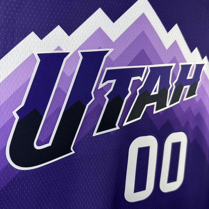 2024 NBA Utah Jazz 00 CLARKSON Basketball Jersey
