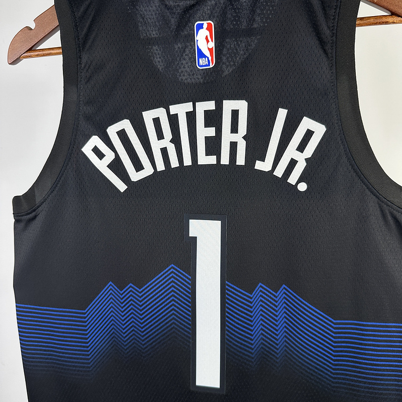 2024 NBA Denver Nuggets 1 PORTER JR. Basketball Jersey