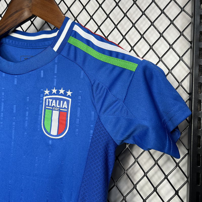2024-25 Italy Home kids Football jersey