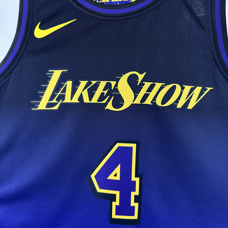 2025 NBA Lakers 4 KNECHT Basketball Jersey