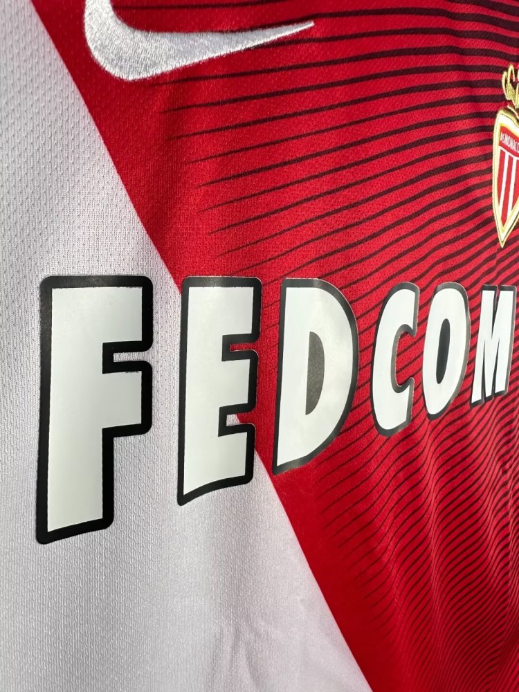 Retro 2016-17 AS Monaco Home Jersey Football jersey retro