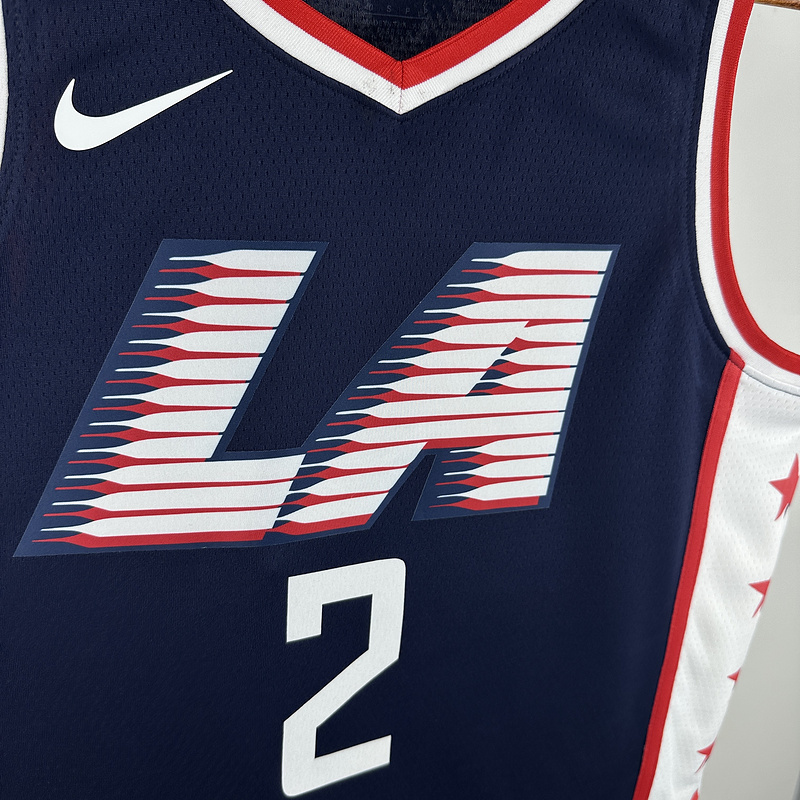 2019 NBA LA Clippers (2 LEONARD) Basketball Jersey
