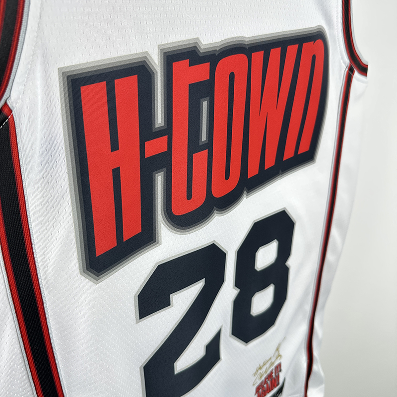 2025 NBA Houston Rockets 28 SENGUN Basketball Jersey
