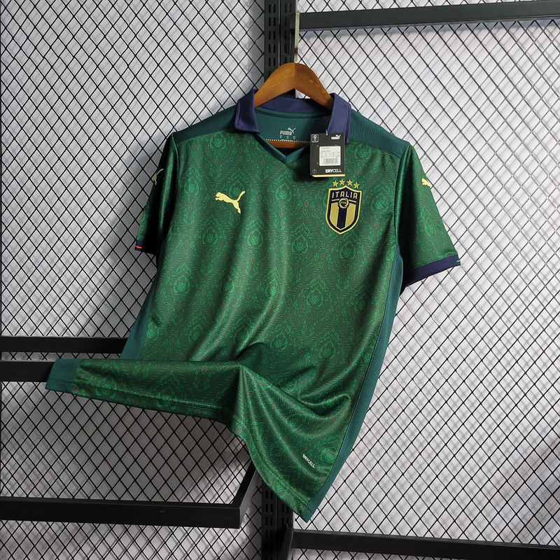 2020 Italy 3rd Away Green BERNARDESCHI IMMOBILE CHIESA CHIELLINI ZANIOLO INSIGNE Shirt Football jersey