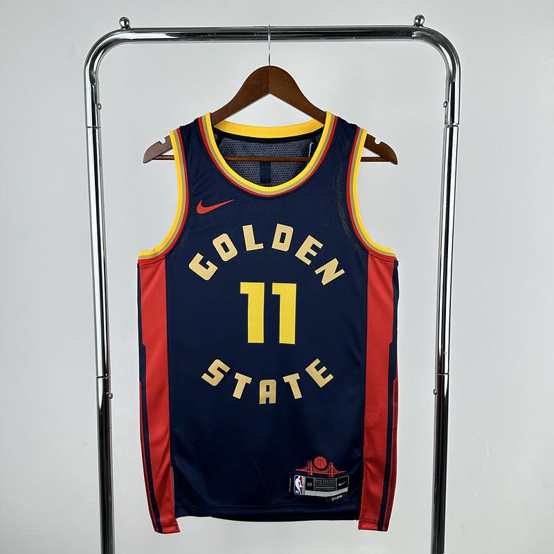 2025 NBA Golden State Warriors 11 THOMPSON Basketball Jersey