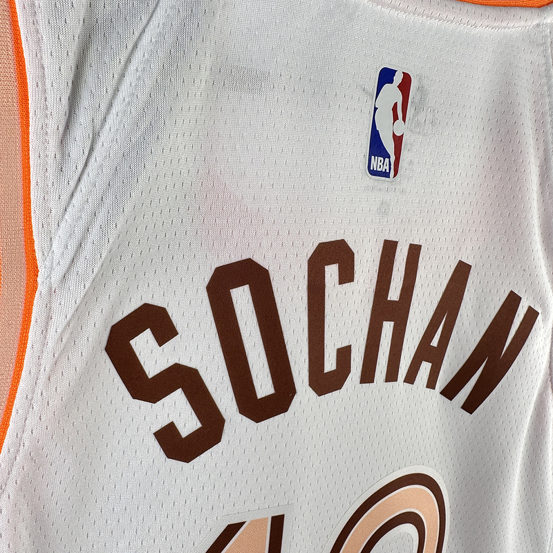 2024 NBA San Antonio Spurs 10 SOCHAN Basketball Jersey