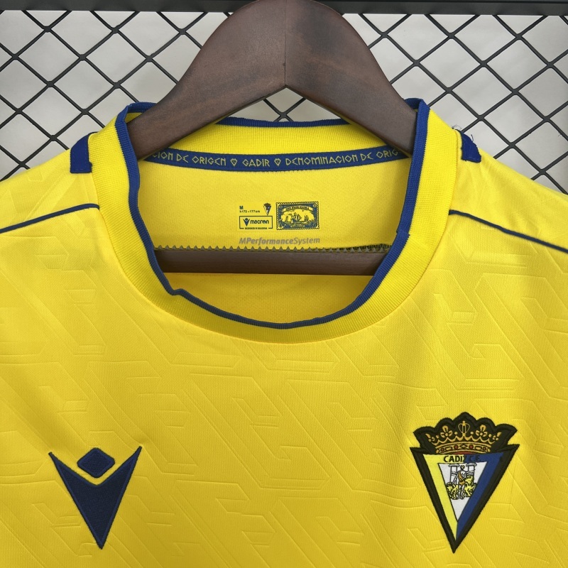 2025-26 Cadiz Home Football jersey