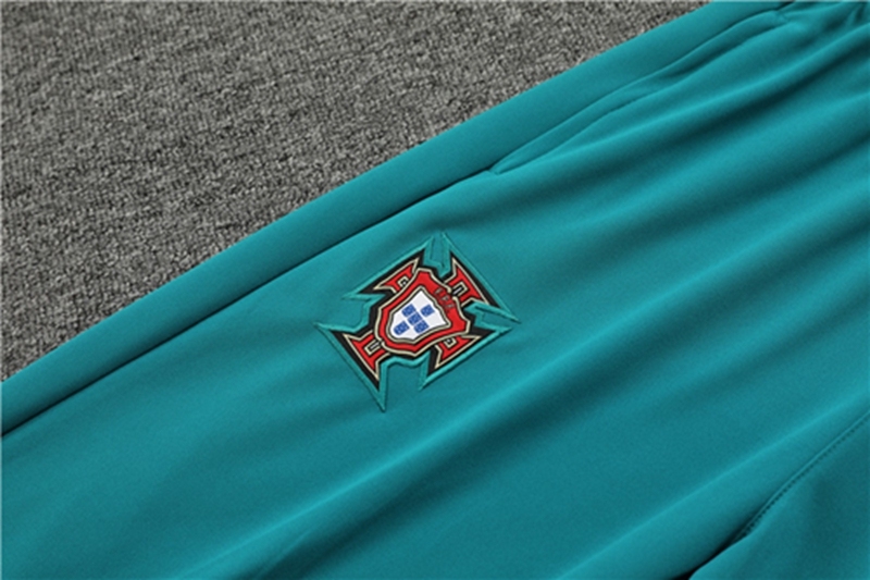 2024-25 Portugal Green Player Long Sleeve Training Suit