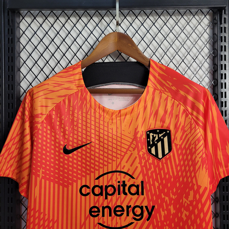2022-23 Atletico Madrid Training Server Orange Football jersey