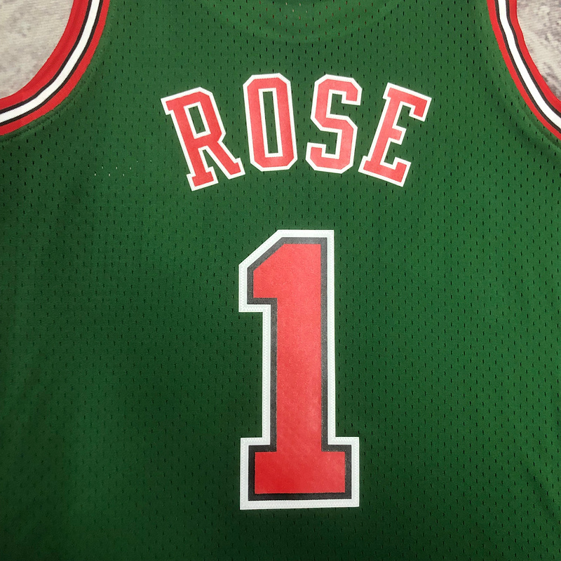 2008-09 NBA Chicago Bulls (1 ROSE) Basketball Jersey