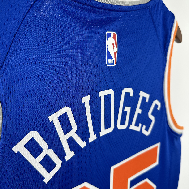 2025 NBA New York Knicks 25 BRIDGES Basketball Jersey