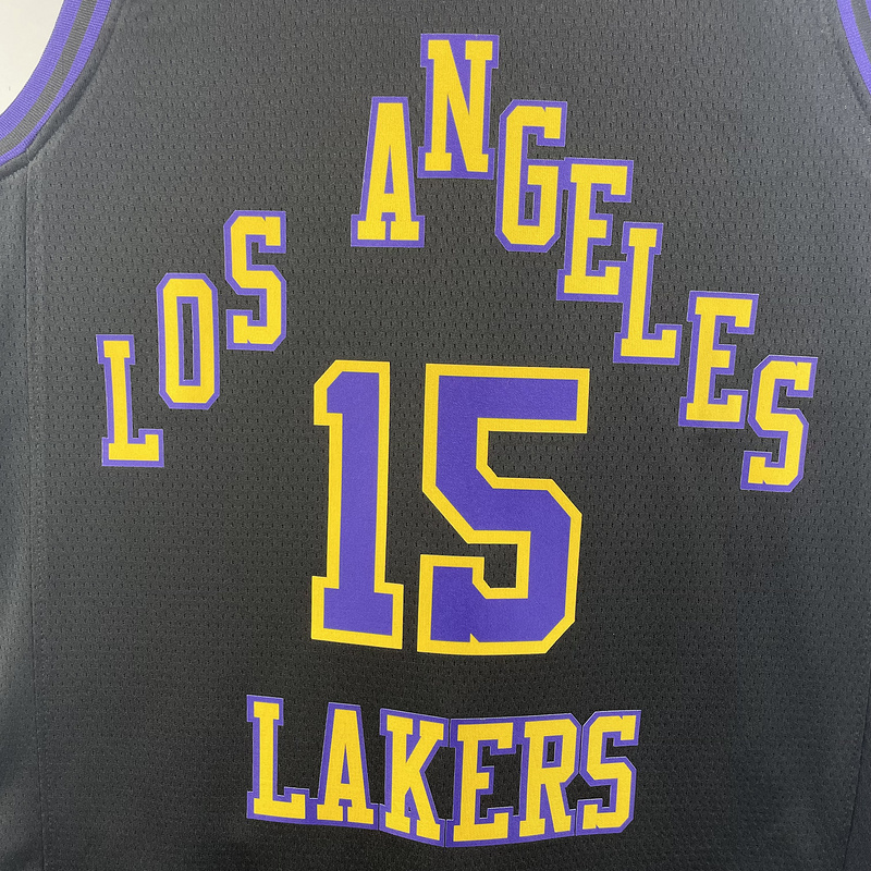 2024 NBA Lakers 15 REAVES Basketball Jersey