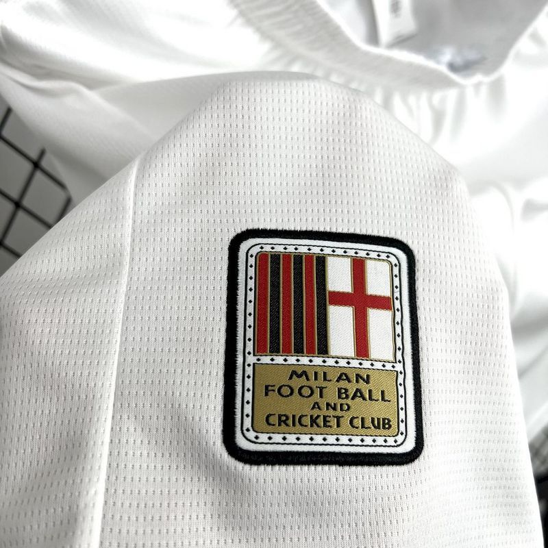 2024-25 Shorts AC Milan 125th Anniversary Edition White Football jersey