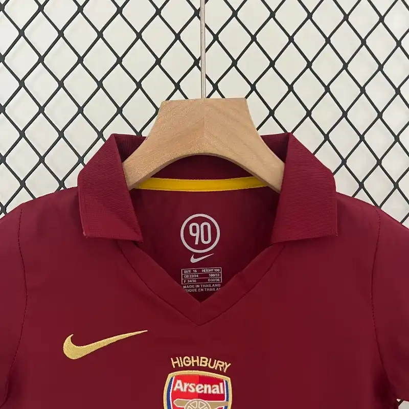 Retro 2005-06 Arsenal Home Kids Football jersey retro