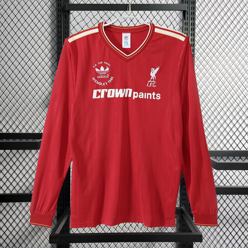 Retro 1986-87 Liverpool Home Football jersey retro