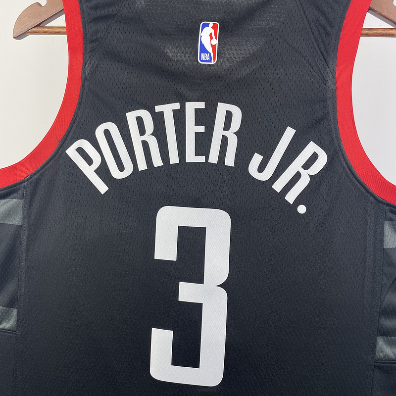2024 NBA Houston Rockets 3 PORTER JR. Basketball Jersey