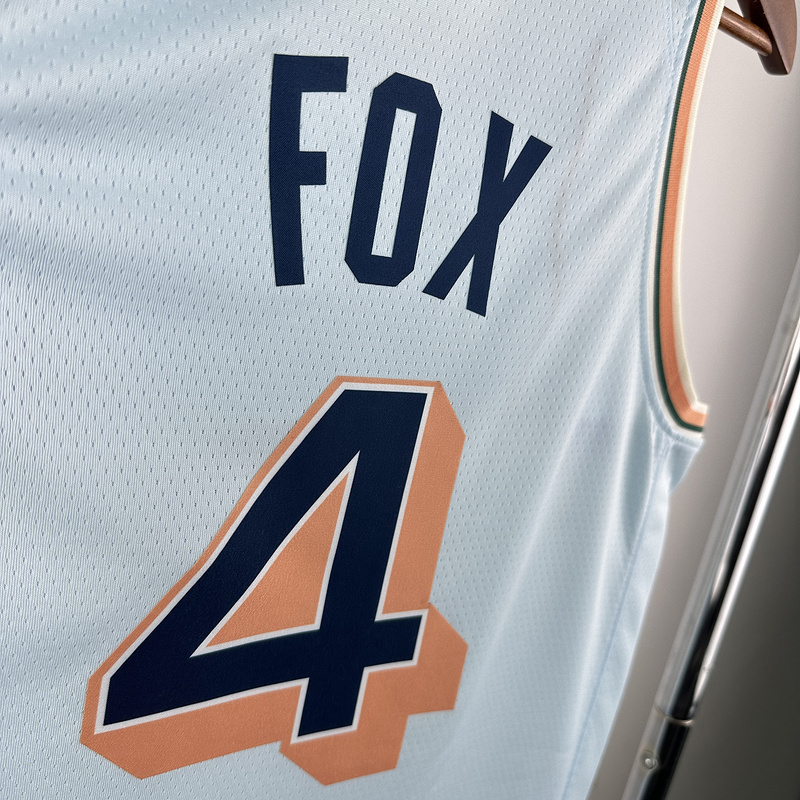 2025 NBA San Antonio Spurs 4 FOX Basketball Jersey