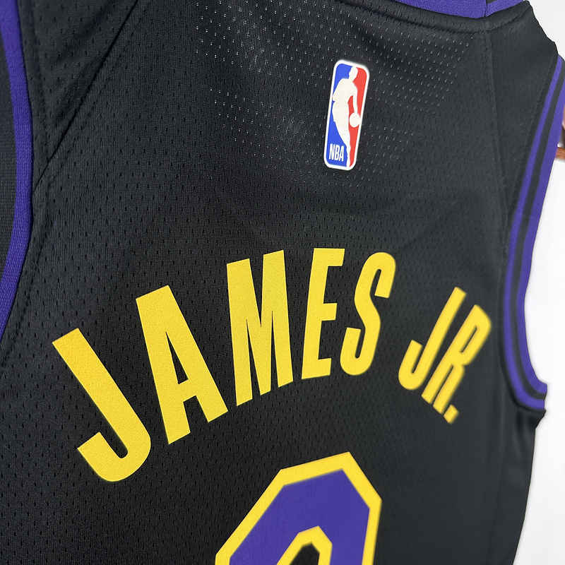 2024 NBA Lakers 9 JAMES JR Basketball Jersey