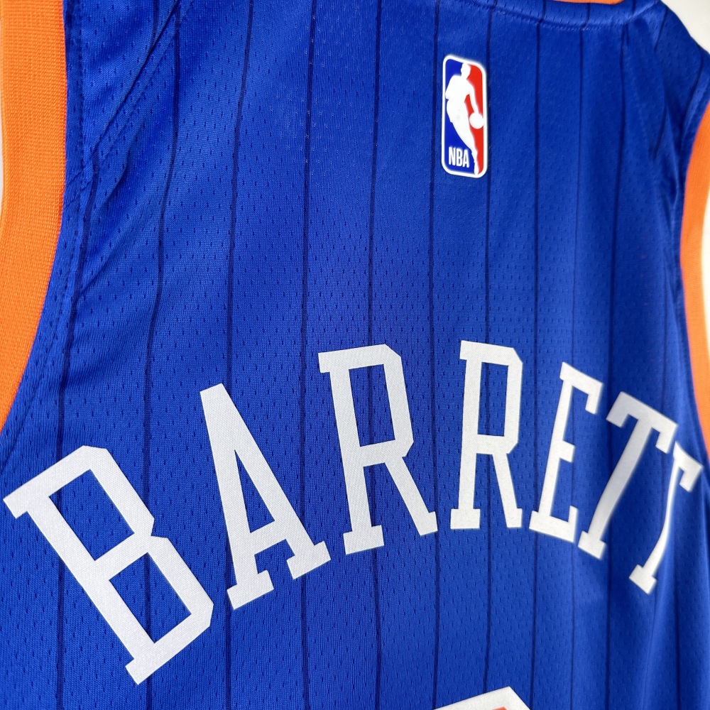 2024 New York Knicks 9 BARRET Basketball Jersey