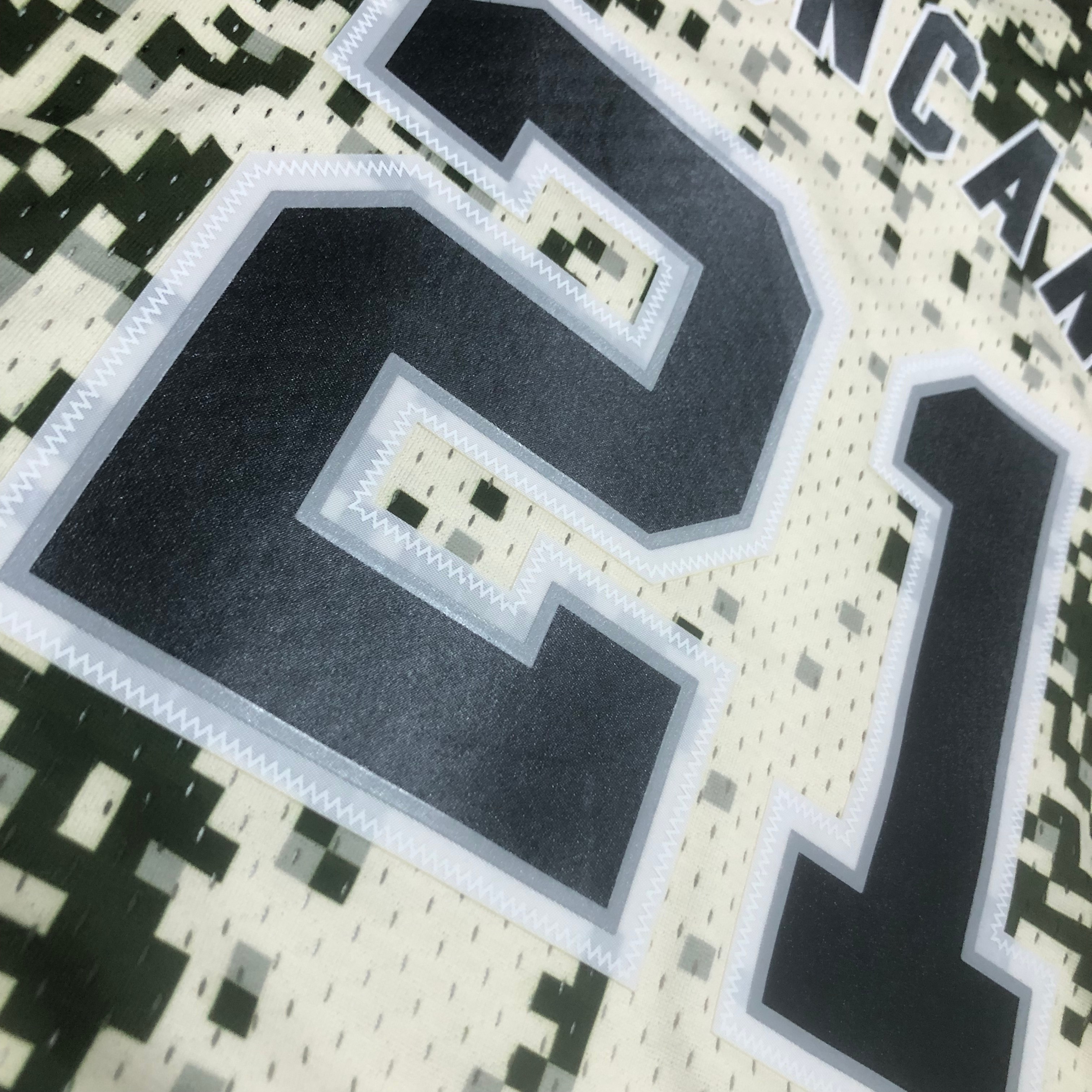 MN Jersey San Antonio Spurs 13-14 Season Camouflage No. 21 Duncan