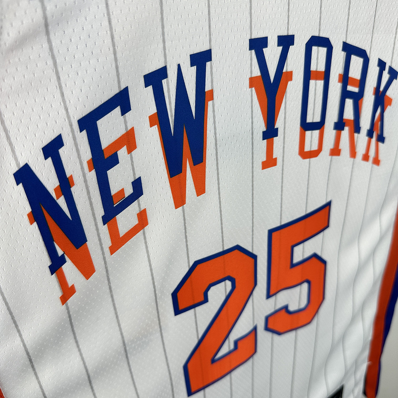 2025 NBA New York Knicks 25 BRIDGES Basketball Jersey