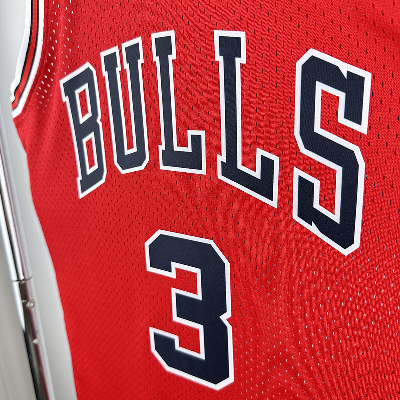2016-17 NBA Chicago Bulls 3 WADE Basketball Jersey
