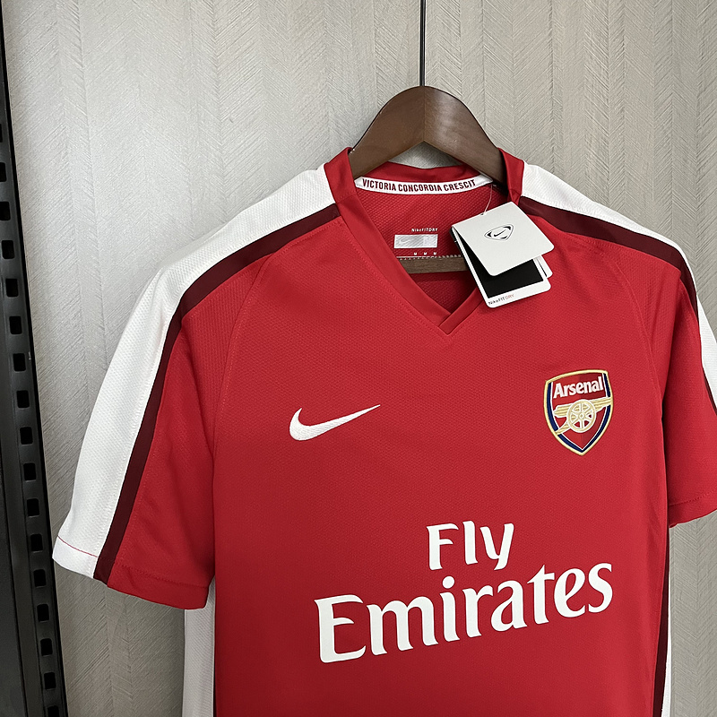 Retro 2007-08 Arsenal Home Football jersey retro