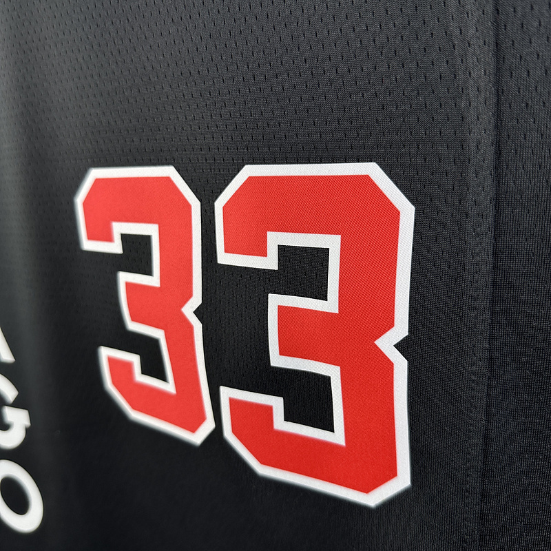2024 NBA Chicago Bulls 33 PIPPEN Basketball Jersey