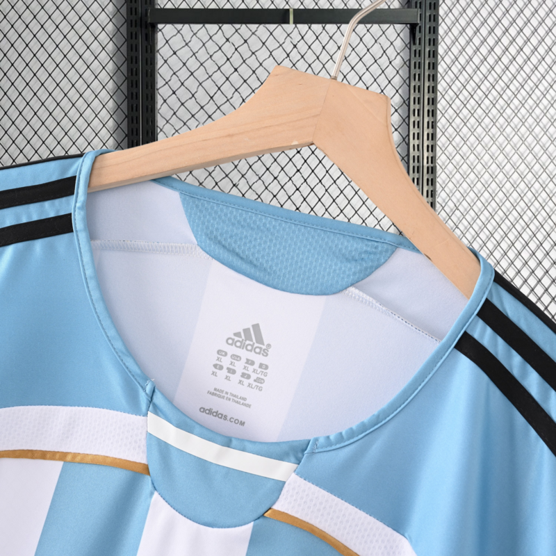 Retro 2006 Argentina home MESSI Football jersey retro
