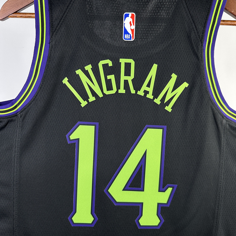 2024 NBA New Orleans Pelicans 14 INGRAM Basketball Jersey