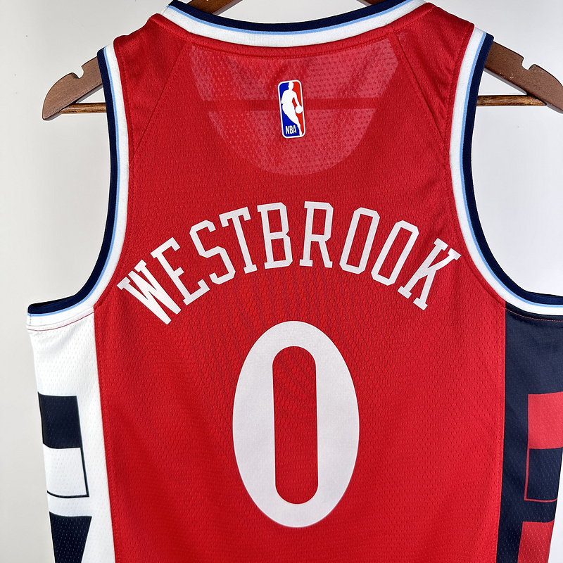 2025 NBA LA Clippers 0 WESTBROOK Basketball Jersey