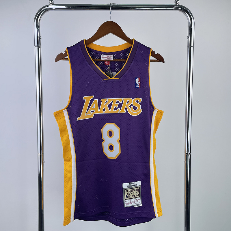 2000-01 NBA Lakers 8 BRYANT Basketball Jersey