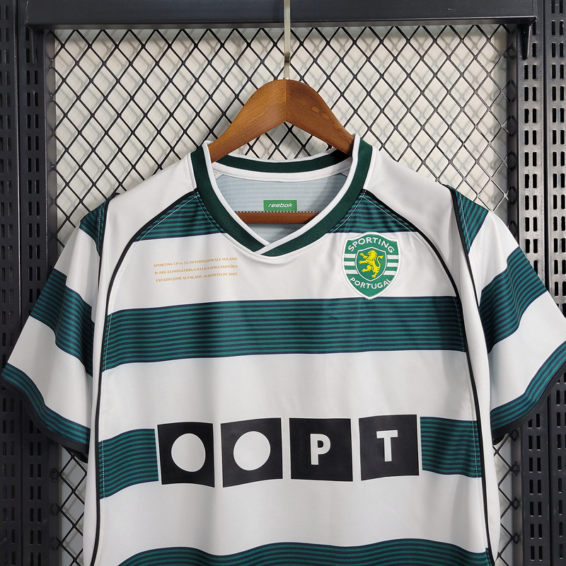 Retro 2001-03 Sporting Lisbon Home Football jersey retro