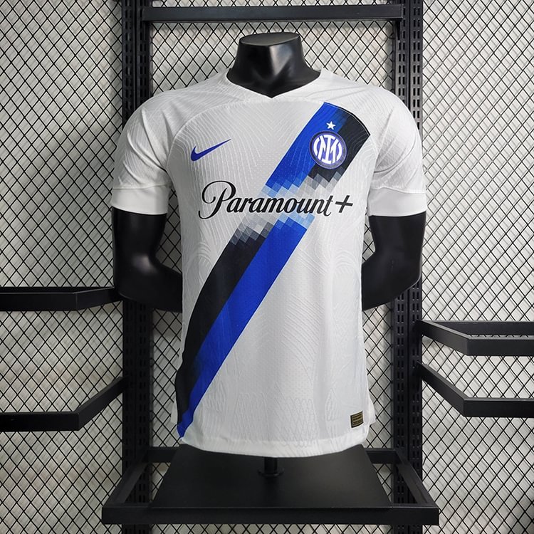 Player 2023-24 Inter Milan Away CUADRADO ARNAUTOVIC THURAM LAUTARO FRATTESI Football jersey