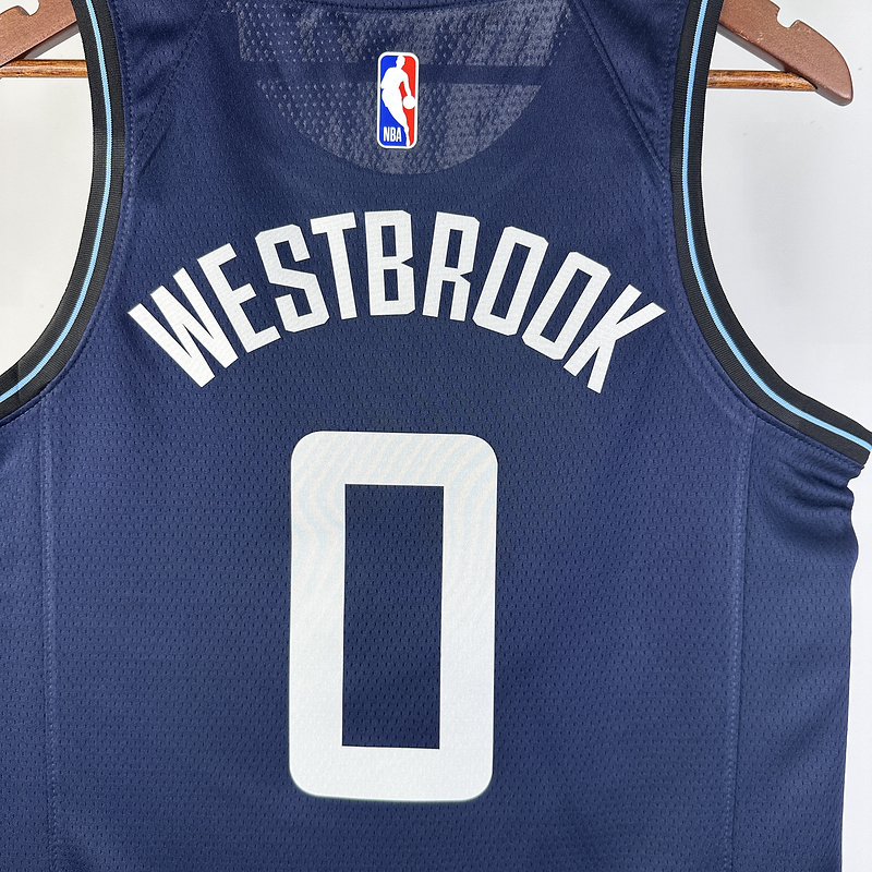 2024 NBA LA Clippers (0 WESTBROOK) Basketball Jersey