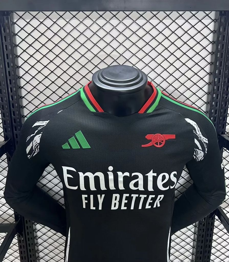 Player 2024-25 Arsenal Away Long Sleeves Football jersey